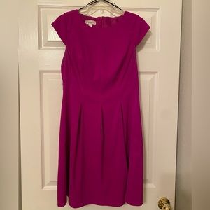 Magenta/berry darted dress